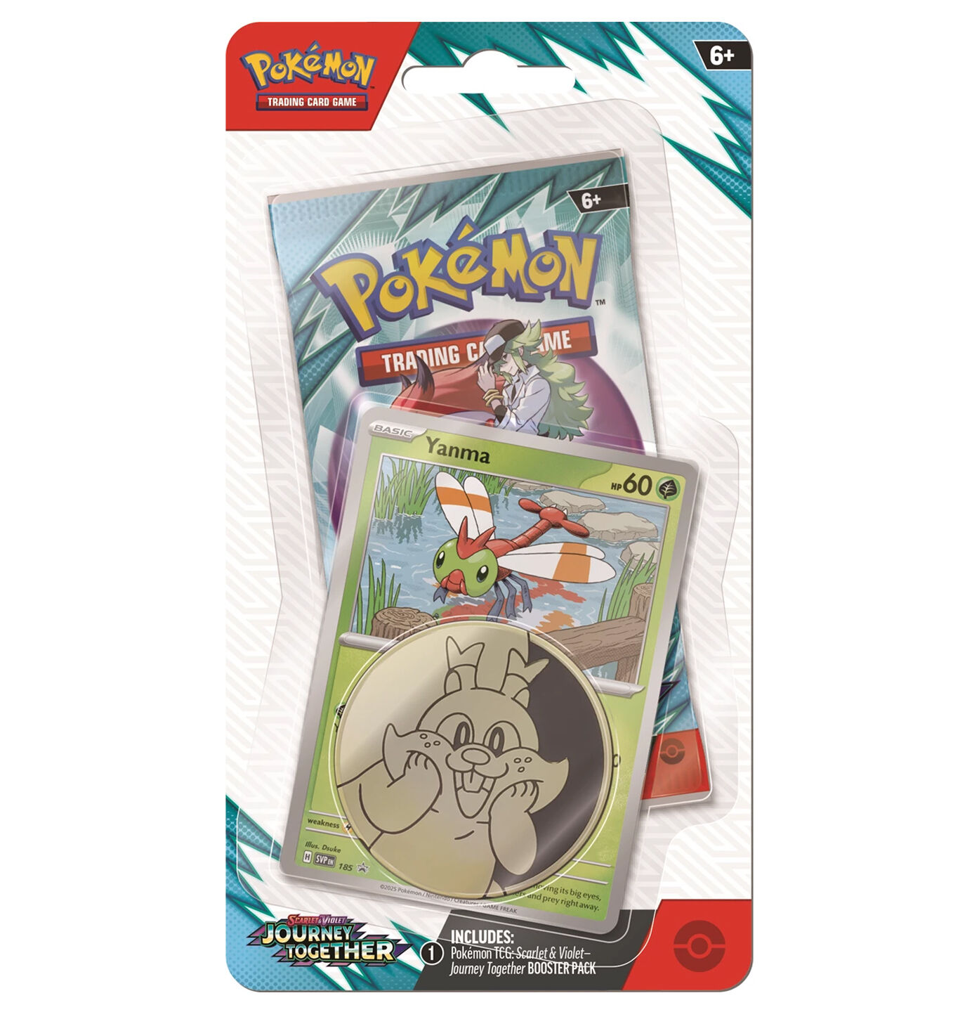 Pokémon TCG: Scarlet & Violet - Journey together (SV09) Yanma Checklane Blister - EN Pokémon TCG: Scarlet & Violet - Journey together (SV09) Yanma Checklane Blister - EN
