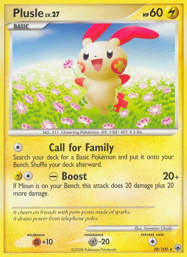 Plusle - 28/100 - EN