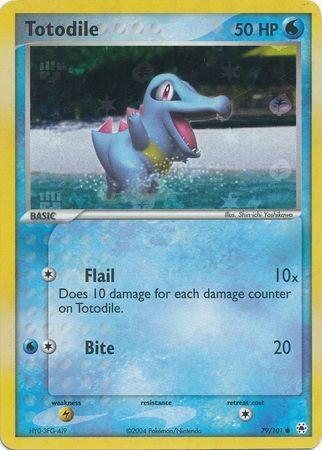 Totodile - 79/101 - Reverse Holo - EN Totodile - 79/101 - Reverse Holo - EN