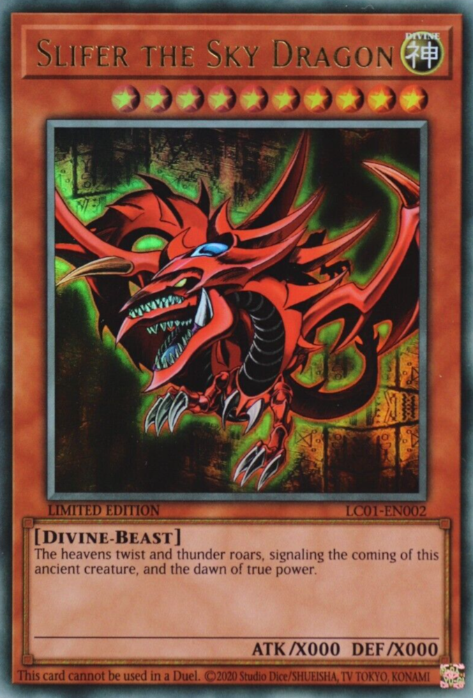 Slifer the Sky Dragon - LC01-EN002 - Ultra Rare Slifer the Sky Dragon - LC01-EN002 - Ultra Rare