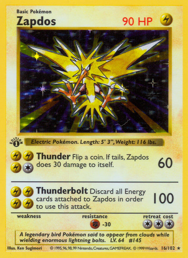 Zapdos - 16/102 - EN Zapdos - 16/102 - EN