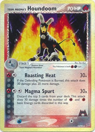 Team Magma’s Houndoom - 10/97 - Reverse Holo - EN