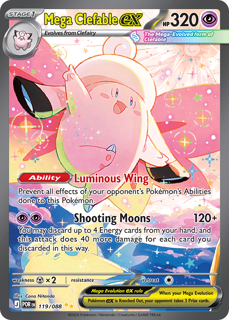 Mega Clefable ex - 119/088 - EN
