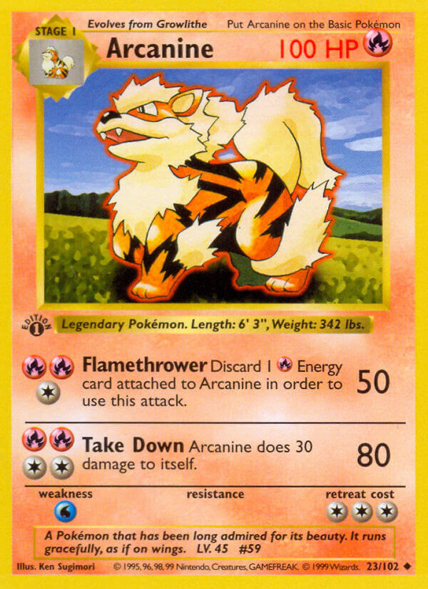 Arcanine - 23/102 - EN Arcanine - 23/102 - EN