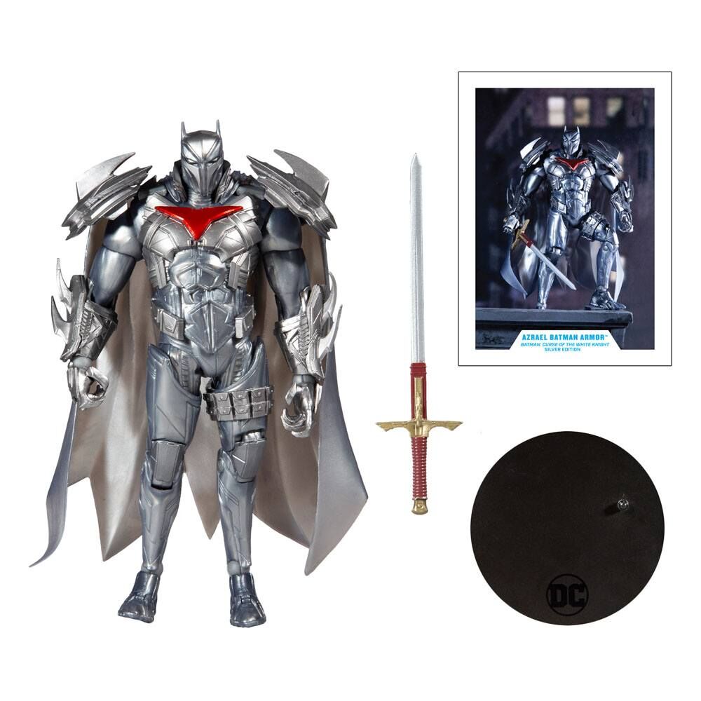 DC Multiverse Actionfigur Azrael Batman Armor Gold Label 18 cm
