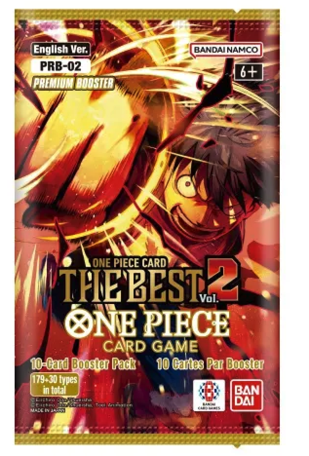 The Best Vol.2 PRB-02 Premium Booster Pack - One Piece Card Game - EN 
