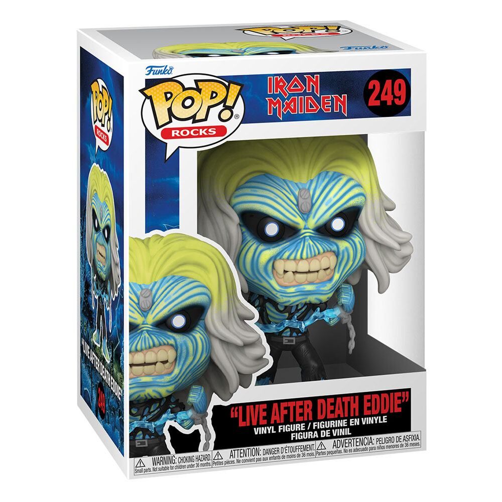 Iron Maiden POP! Rocks Vinyl Figur Eddie - Live After Death 9 cm