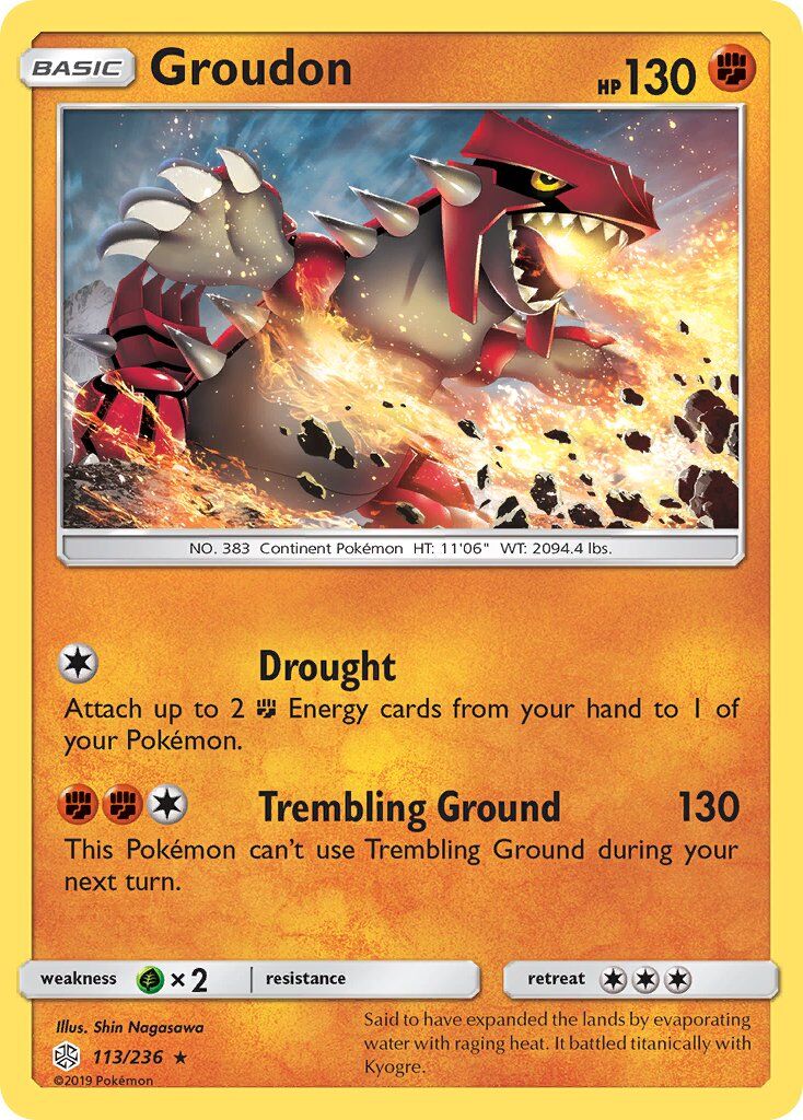 Groudon - 113/236 - EN