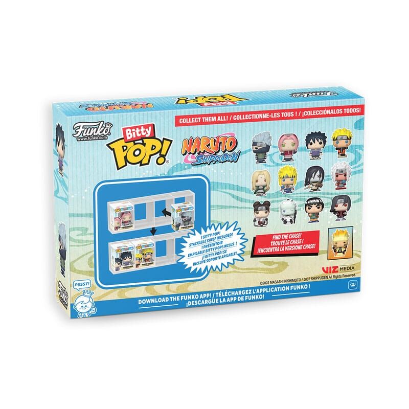 Naruto Shippuden Bitty POP! Vinyl Figuren 4er-Pack Battles - 2,5 cm