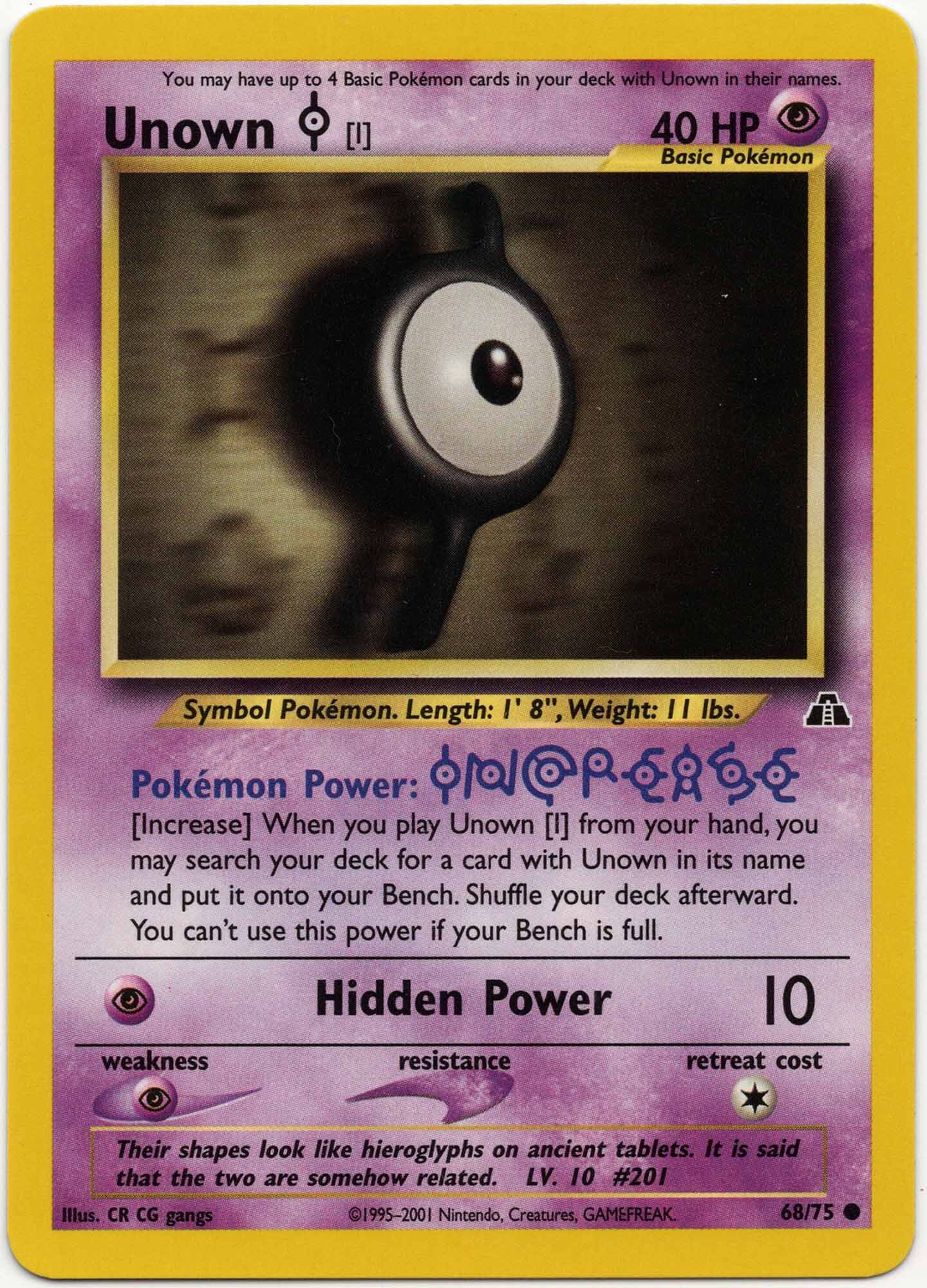 unown-i-68-75-pok-mon-tcg Unown I - 68/75 - Pokémon TCG