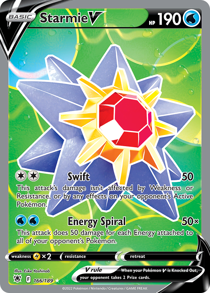 Starmie V - 166/189 - EN