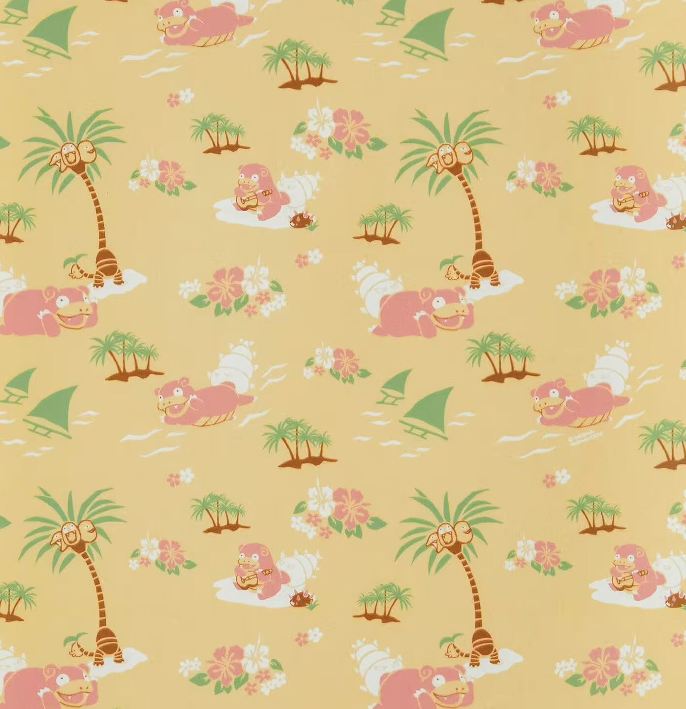 Decoration Tape Slowbro, Alolan Exeggutor, Pyukumuku