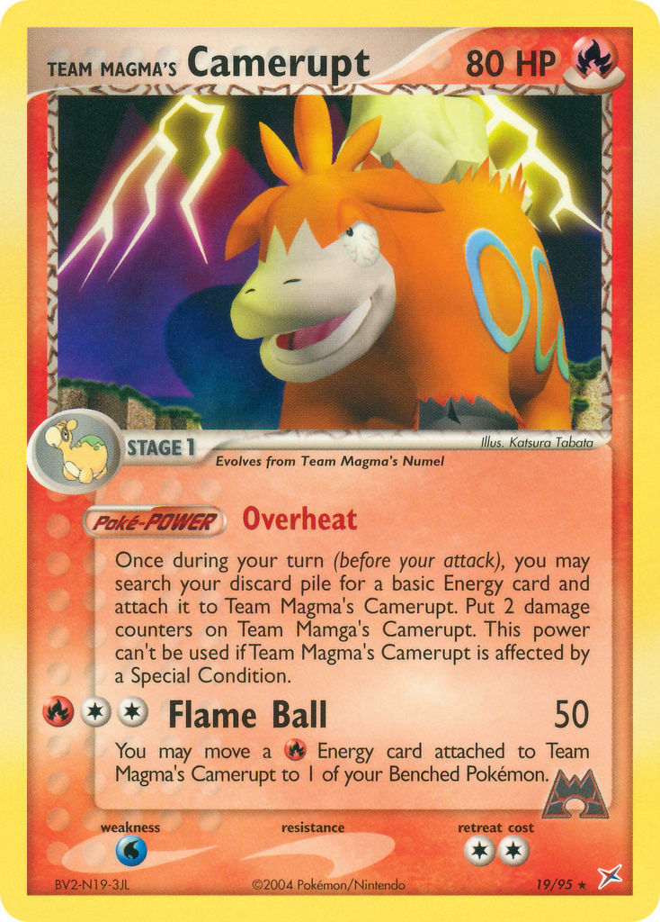 Team Magma’s Camerupt - 19/95 - EN