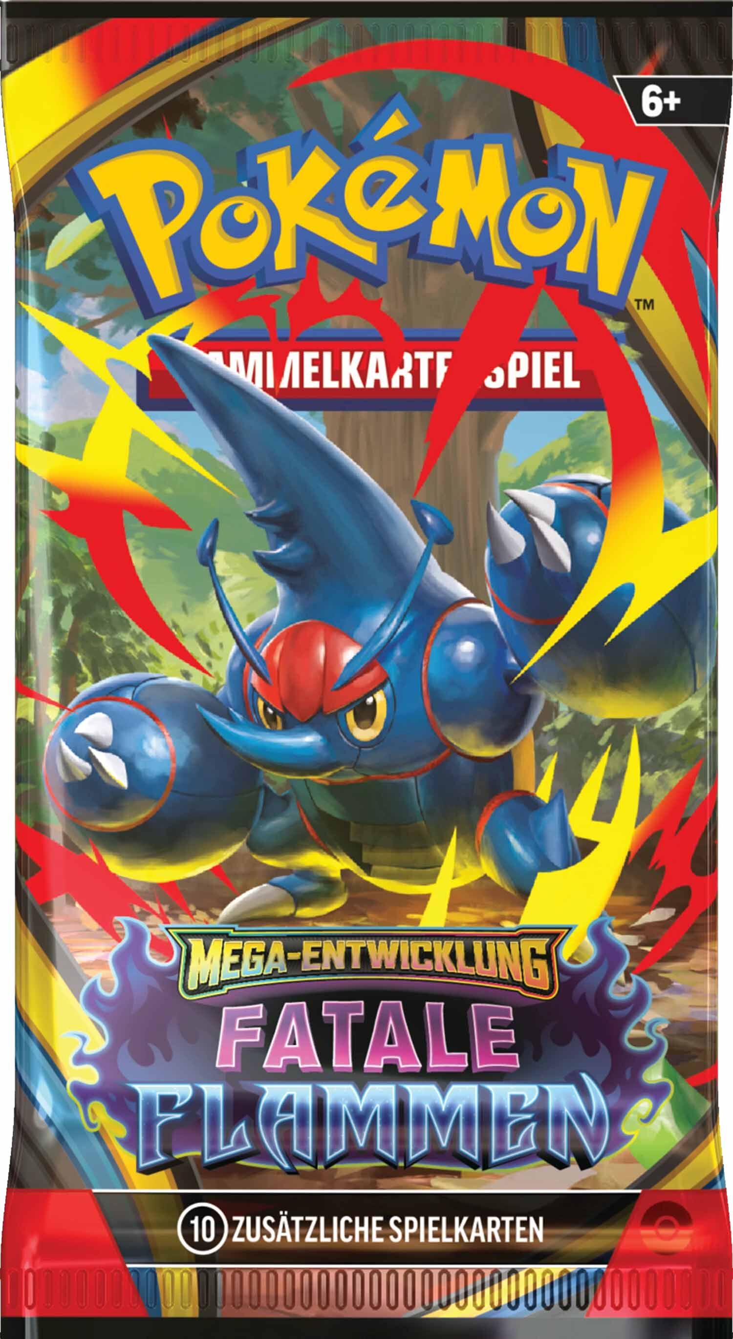 Pokémon TCG: Mega Entwicklung Fatale Flammen Booster Display (36 Packs) - DE