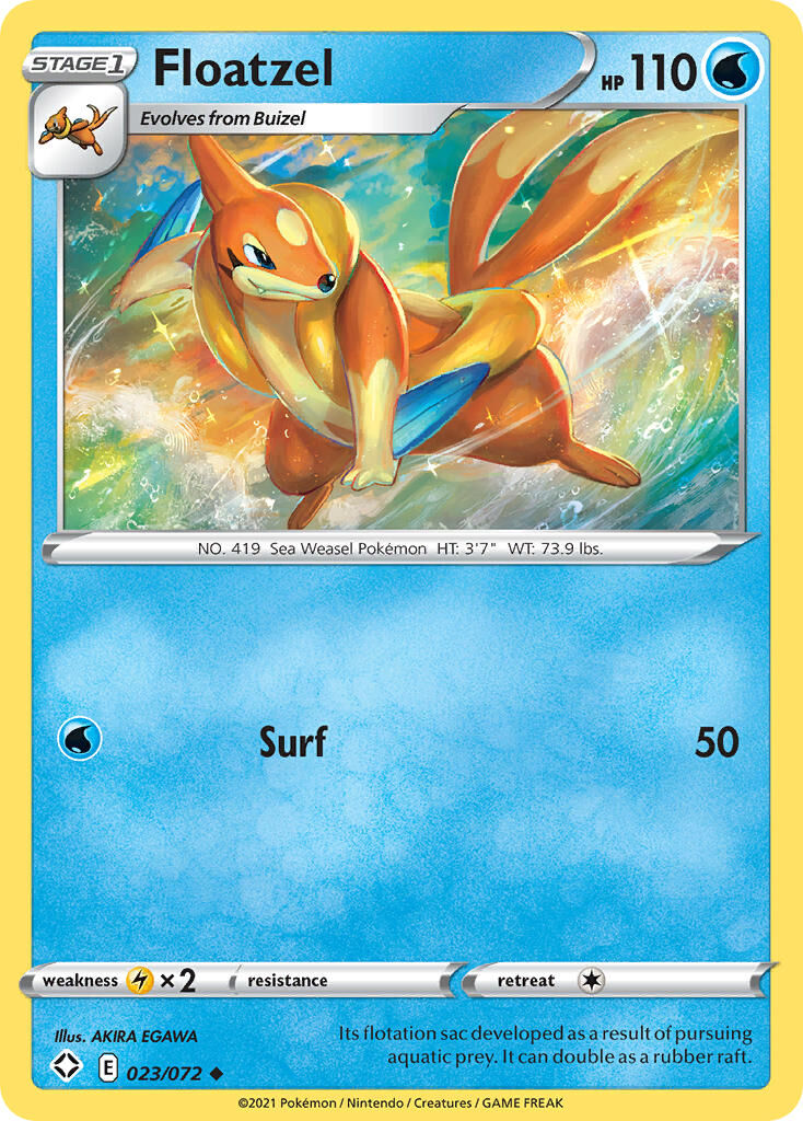 Floatzel - 023/072 - EN Floatzel - 023/072 - EN