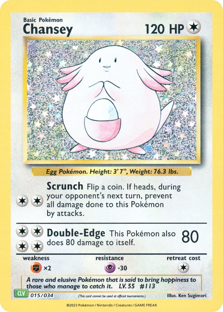 Chansey - 015/34 - EN