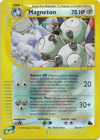 Magneton - 20/144 - Reverse Holo - EN Magneton - 20/144 - Reverse Holo - EN