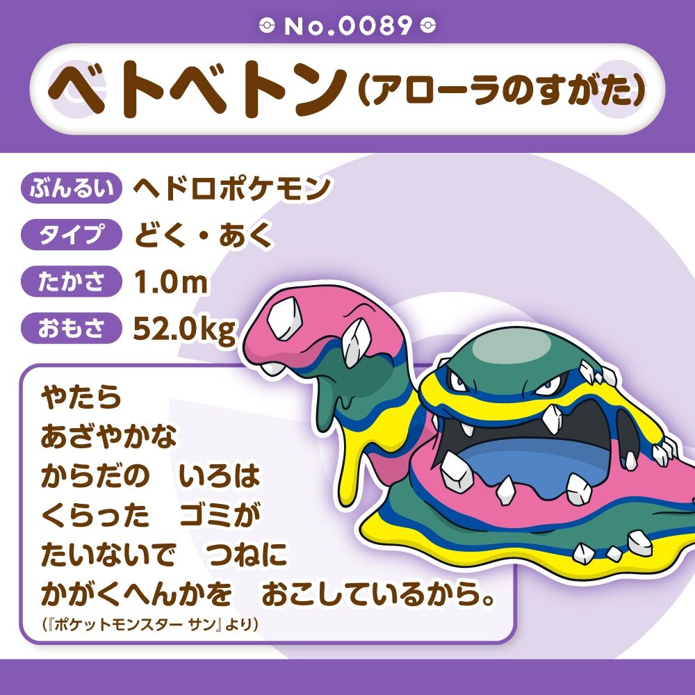 Muk (Alolan Form) Sitting Cuties Plush - 17.0 cm