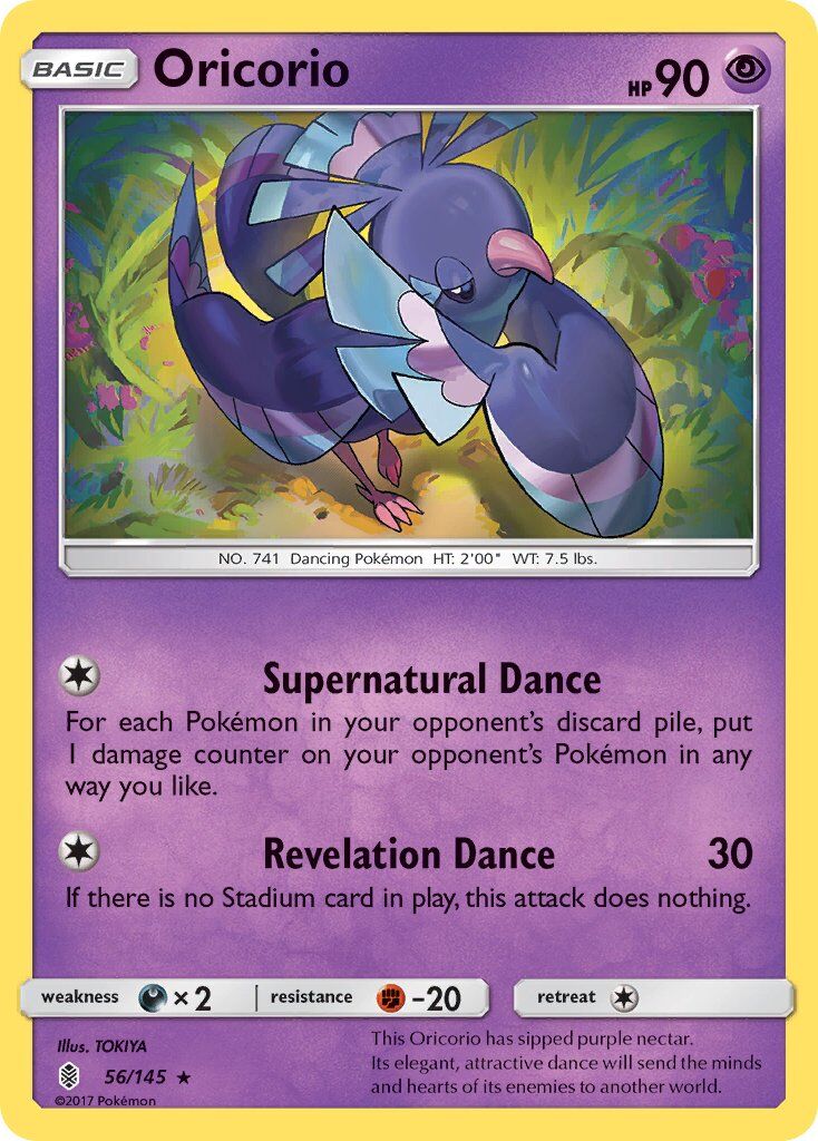 Oricorio - 56/145 - Pokémon TCG - Lightly Played - EN