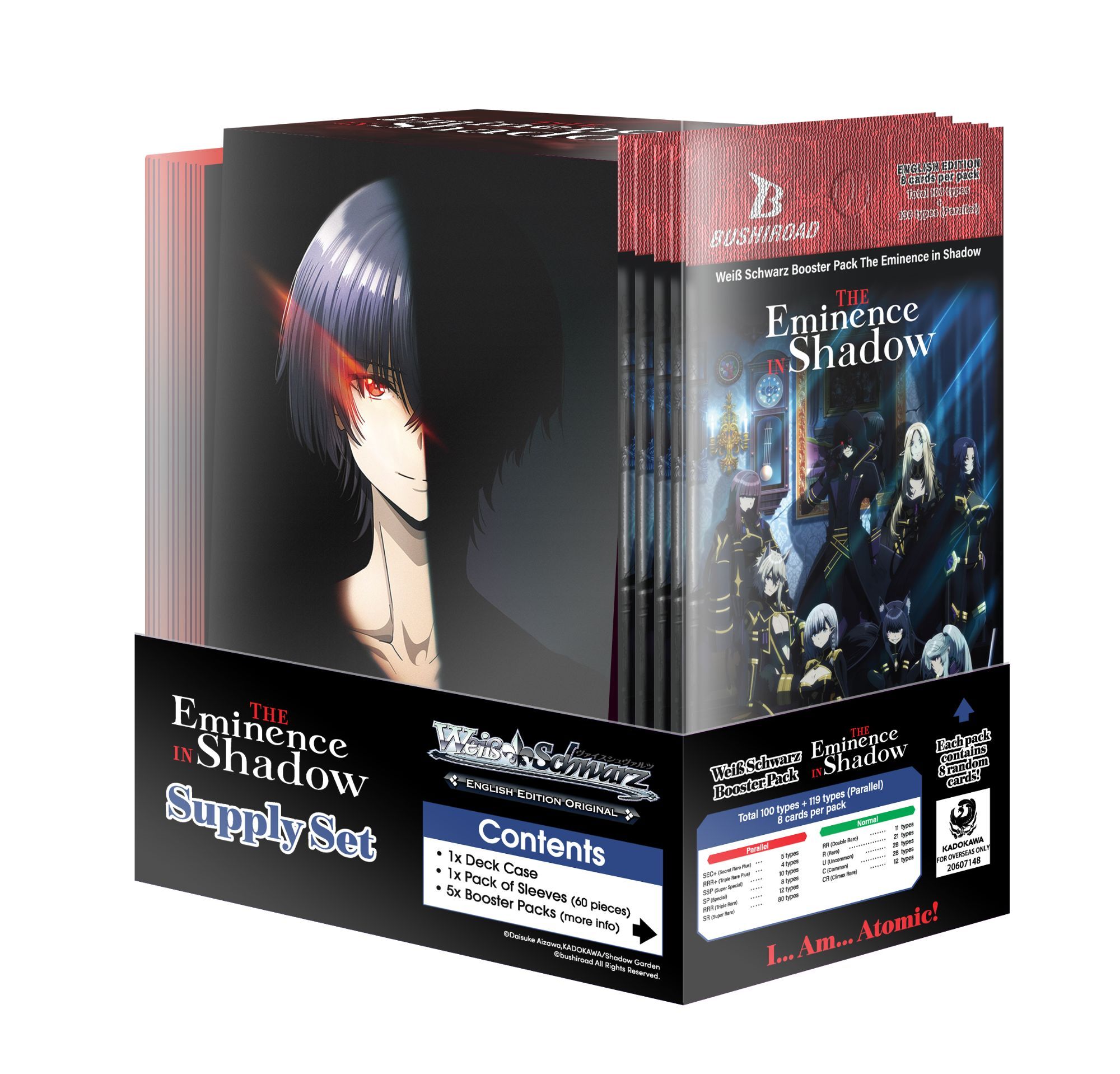 The Eminence in Shadow Supply Set - Weiss Schwarz TCG - EN The Eminence in Shadow Supply Set - Weiss Schwarz TCG - EN