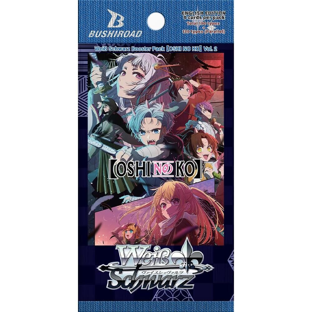 Oshi no Ko Vol.2 Booster Pack - Weiss Schwarz TCG - EN Oshi no Ko Vol.2 Booster Pack - Weiss Schwarz TCG - EN