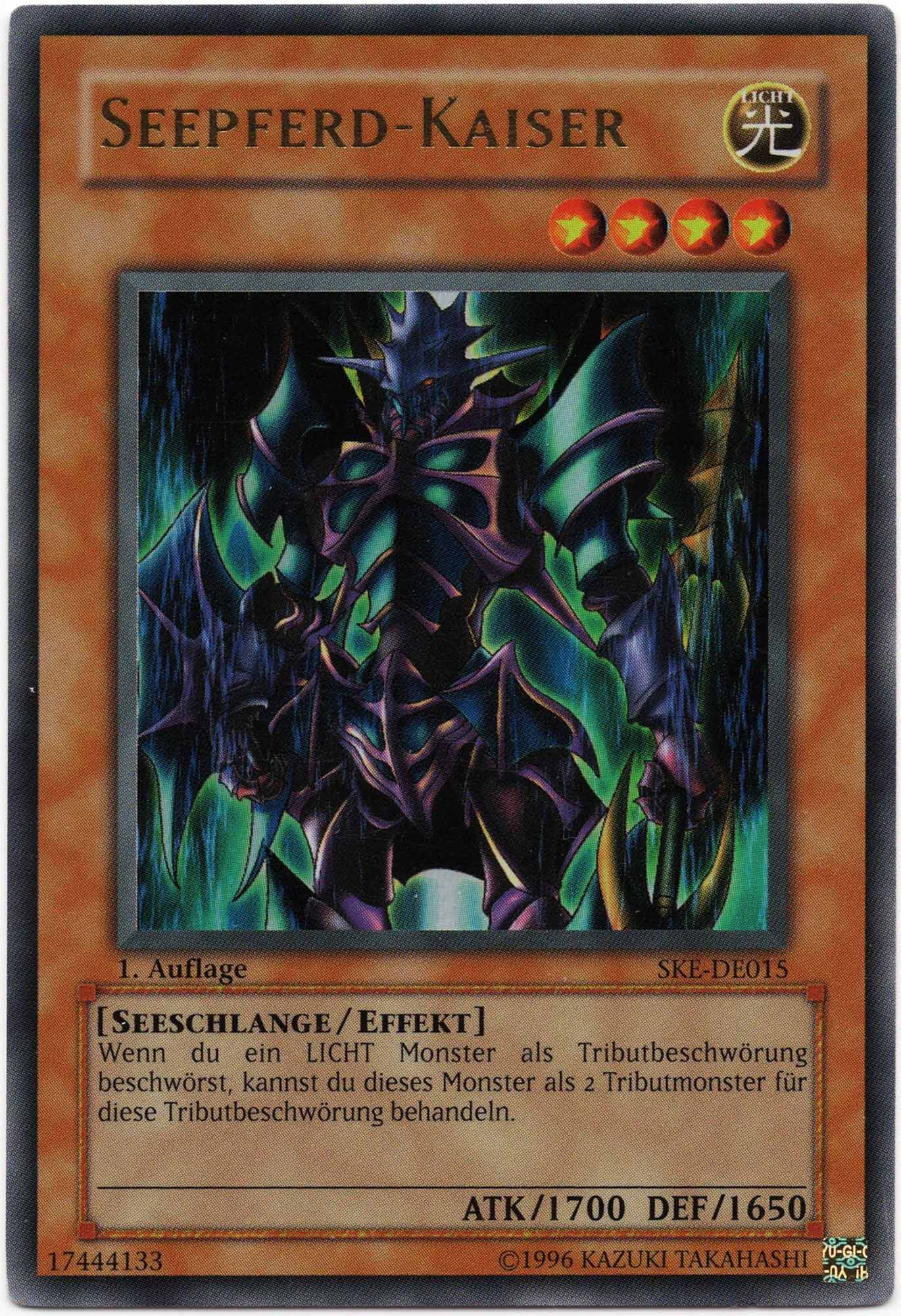 Seepferd-Kaiser - SKE-DE015 - Ultra Rare 1. Auflage (Moderately Played)