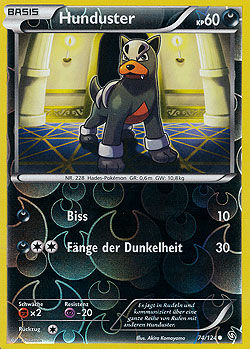 Hunduster - 74/124 - Pokémon TCG - Near Mint - DE