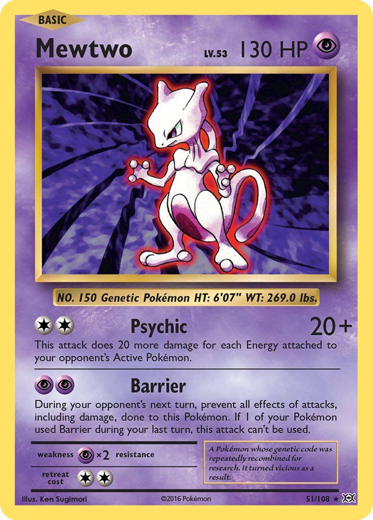 Mewtwo - 51/108 - EN Mewtwo - 51/108 - EN