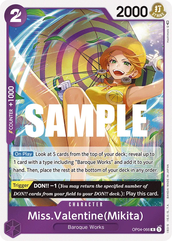 Miss.Valentine(Mikita) - OP04-066 Miss.Valentine(Mikita) - OP04-066