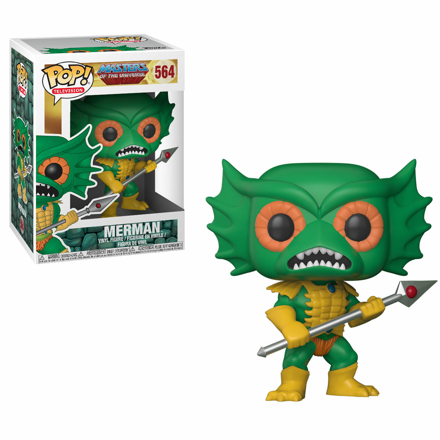 Funko Masters of the Universe POP! Television Merman Vinyl Figure #564 [Green Face, Regular Version]
