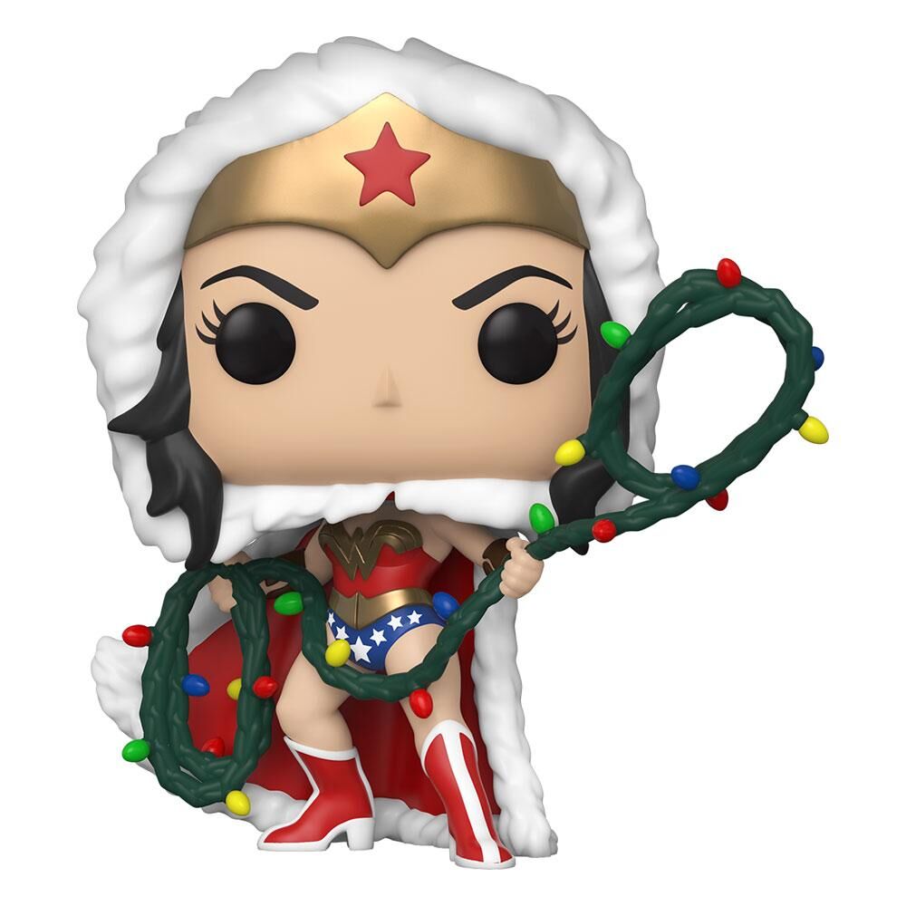 DC Comics POP! Heroes Vinyl Figur DC Holiday: Wonder Woman with String Light Lasso 9 cm DC Comics POP! Heroes Vinyl Figur DC Holiday: Wonder Woman with String Light Lasso 9 cm