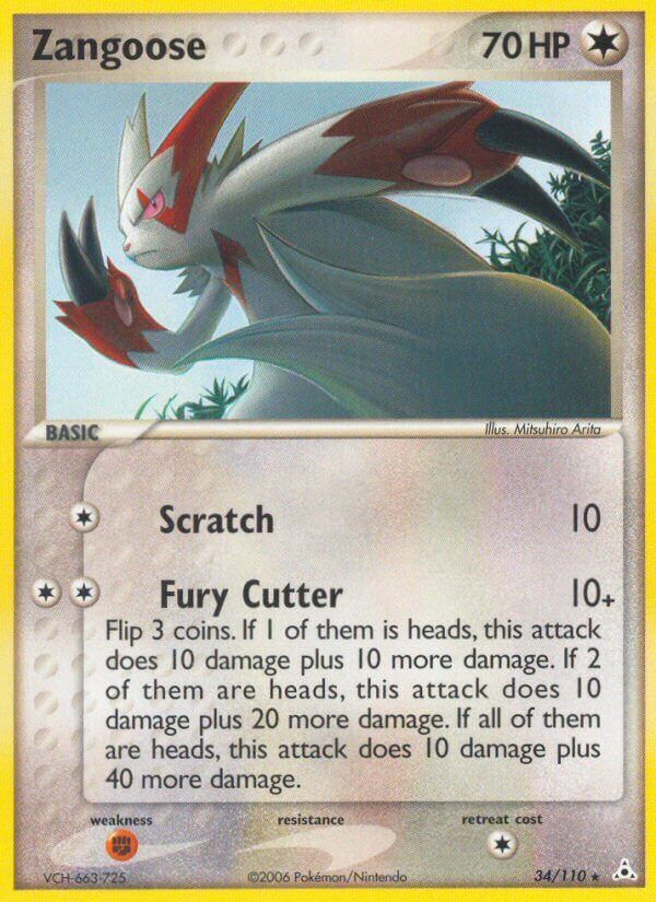 Zangoose - 34/110 - EN Zangoose - 34/110 - EN