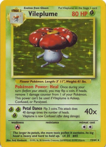 Vileplume - 15/64 - Unlimited - EN Vileplume - 15/64 - Unlimited - EN