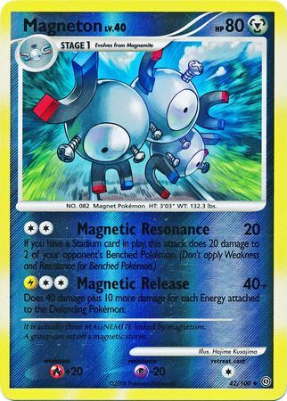 Magneton - 42/100 - Reverse Holo - EN
