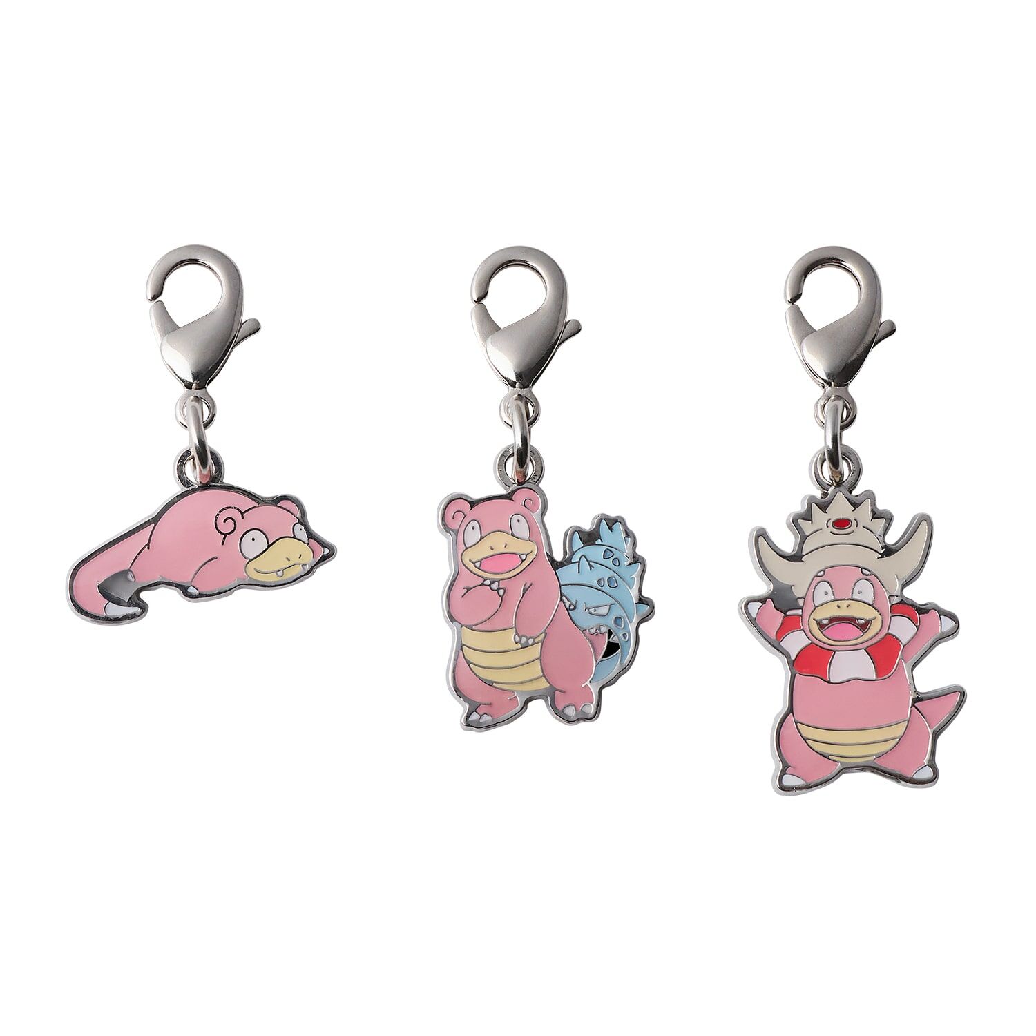 Pokemon Center - Slowpoke, Slowbro & Slowking Schlüsselanhänger - 3 Stück