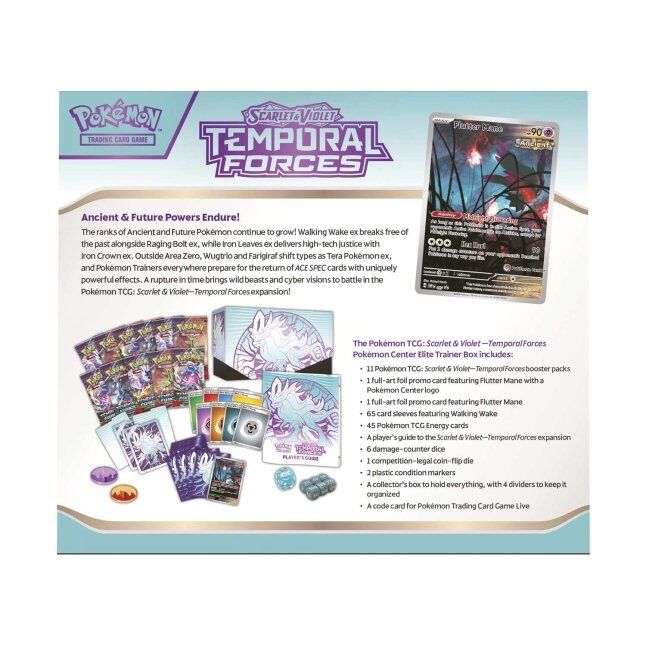 Pokémon TCG: Scarlet & Violet-Temporal Forces Pokémon Center Elite Trainer Box (Walking Wake) - EN