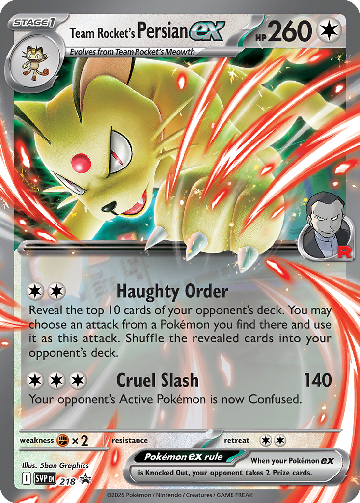 Team Rocket’s Persian ex - SVP218 - EN