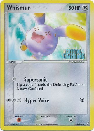 Whismur - 69/100 - Reverse Holo - EN