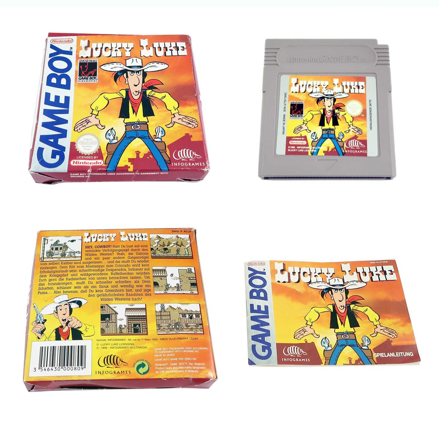 Lucky Luke (mit OVP) - Game Boy