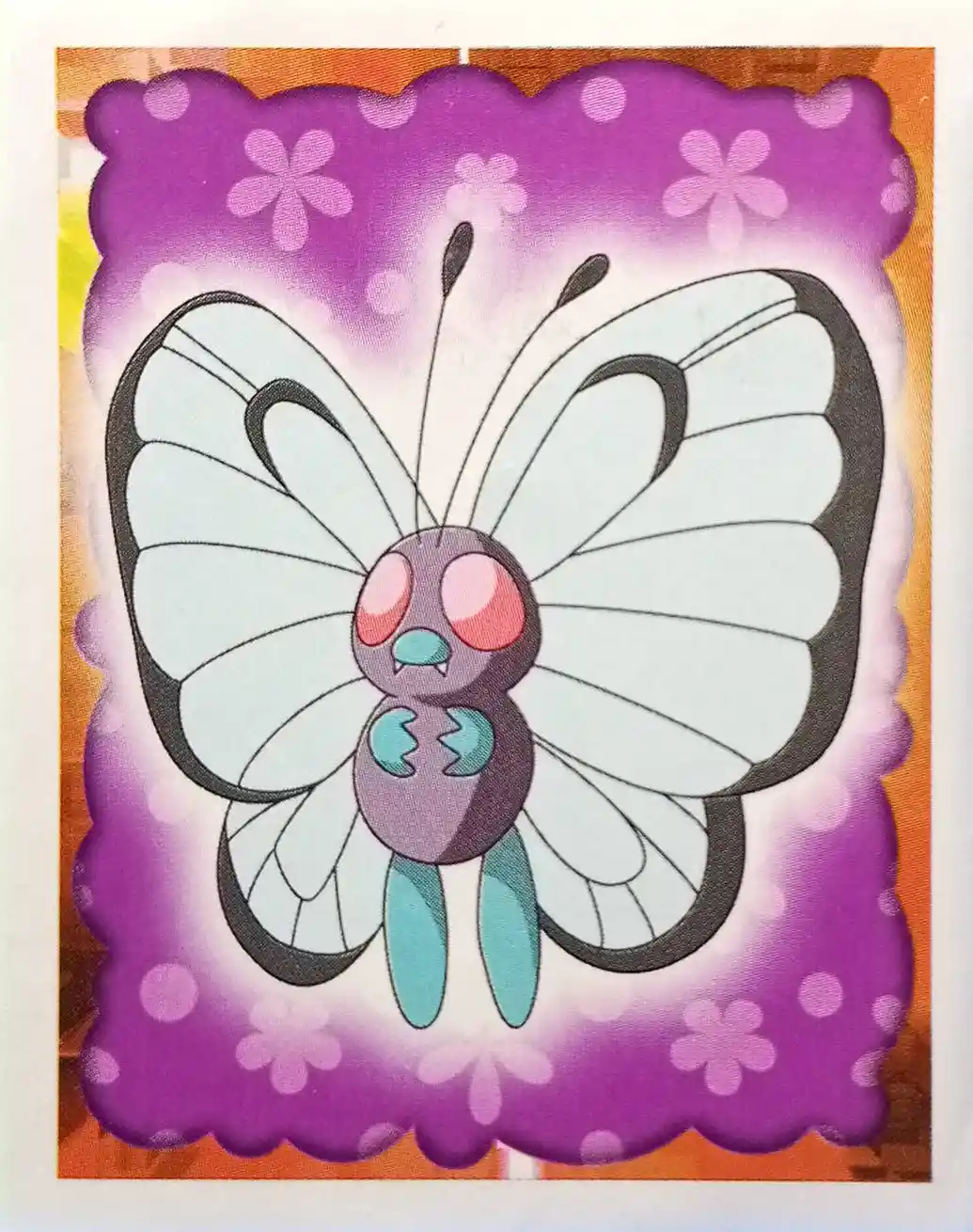 Butterfree - 12 - Merlin Sticker Series 1 Butterfree - 12 - Merlin Sticker Series 1