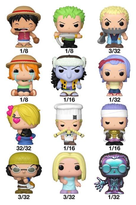 One Piece Bitty POP! Single Vinyl Figur - 1 Random