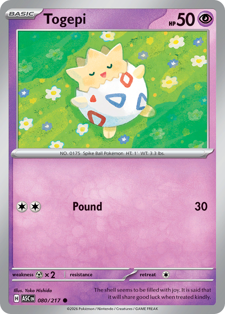 Togepi - 080/217 - EN Togepi - 080/217 - EN