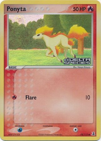 Ponyta - 78/113 - Reverse Holo - EN Ponyta - 78/113 - Reverse Holo - EN