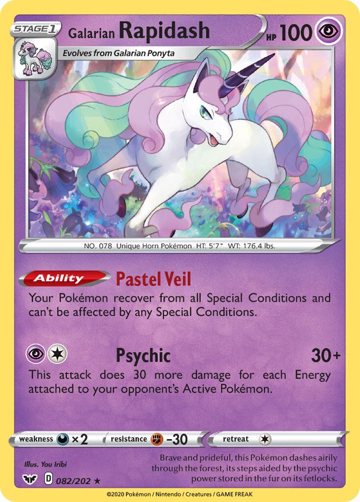 Galarian Rapidash - 082/202 - EN Galarian Rapidash - 082/202 - EN