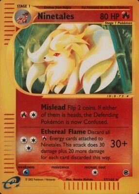 Ninetales - 57/165 - Reverse Holo - EN