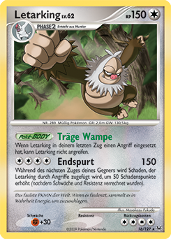 Letarking - 16/127 - Pokemon TCG - Near Mint