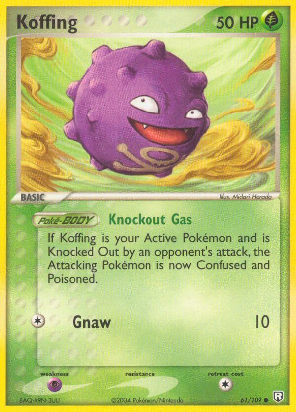 Koffing - 61/109 - Reverse Holo - EN Koffing - 61/109 - Reverse Holo - EN