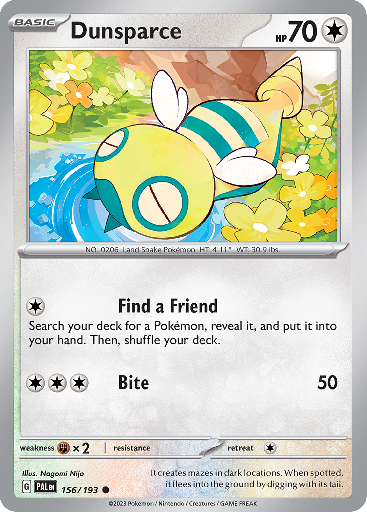 Dunsparce - 156/193 - EN