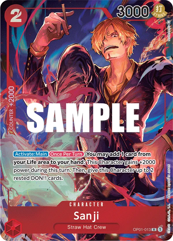 Sanji - OP01-013 - Alternate Art Sanji - OP01-013 - Alternate Art