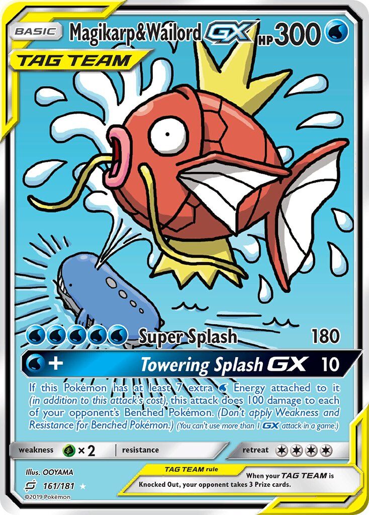 Magikarp & Wailord-GX - 161/181 - EN Magikarp & Wailord-GX - 161/181 - EN